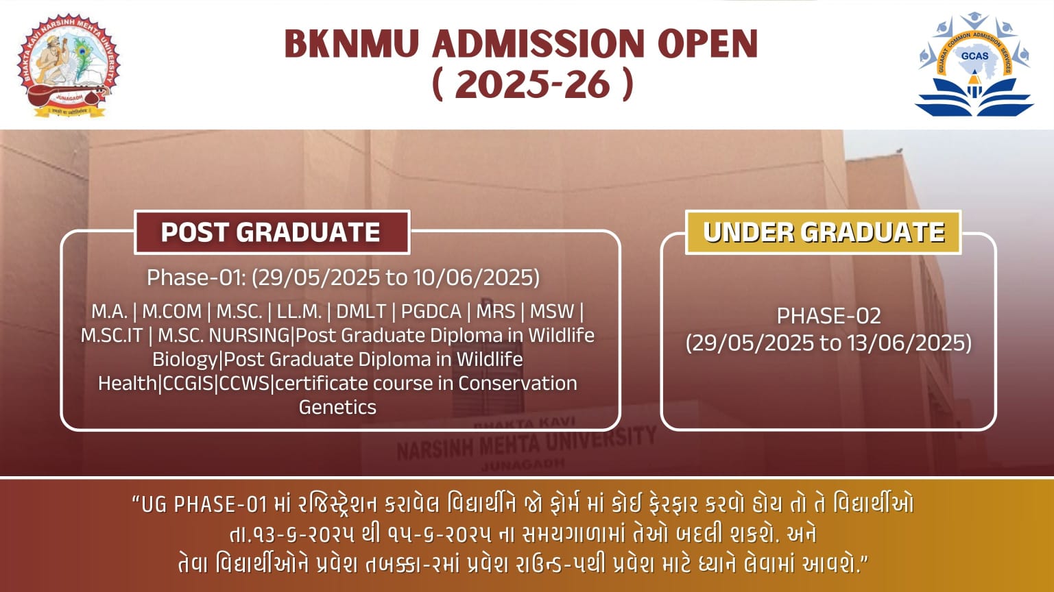 BHAKTA KAVI NARSINH MEHTA UNIVERSITY